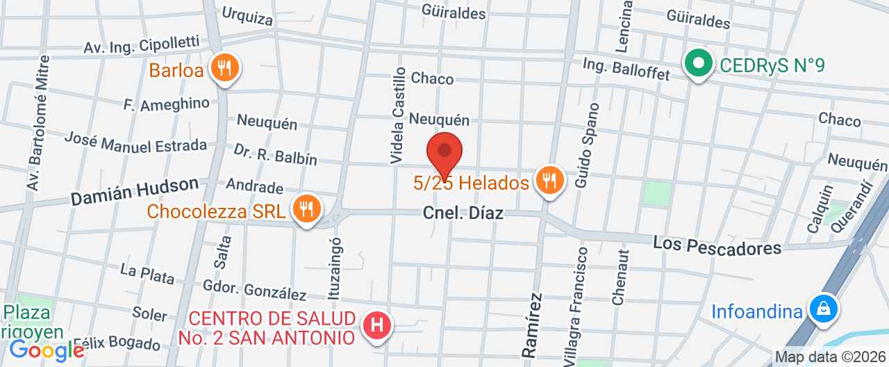 Mapa de la ubicación
