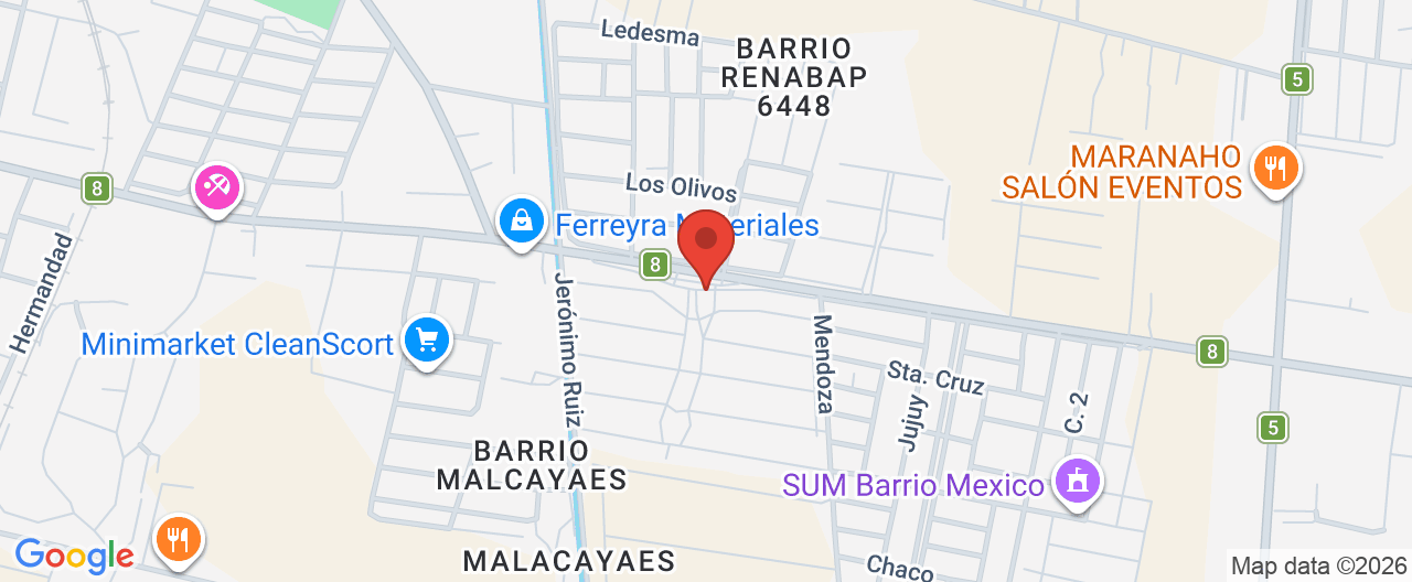 Mapa de la ubicación