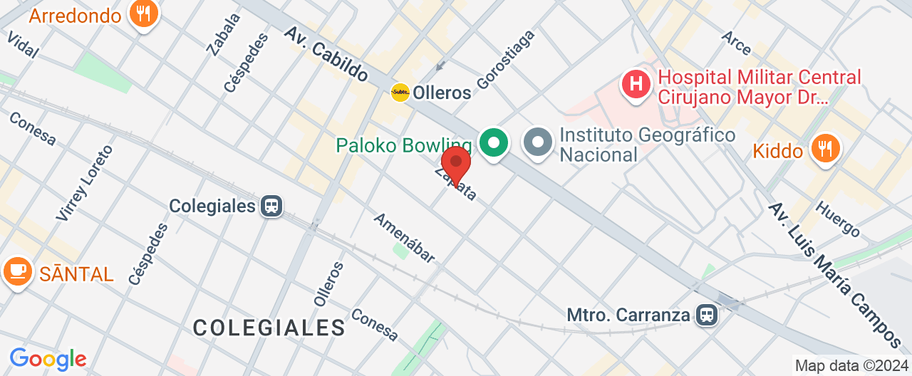 Mapa de la ubicación