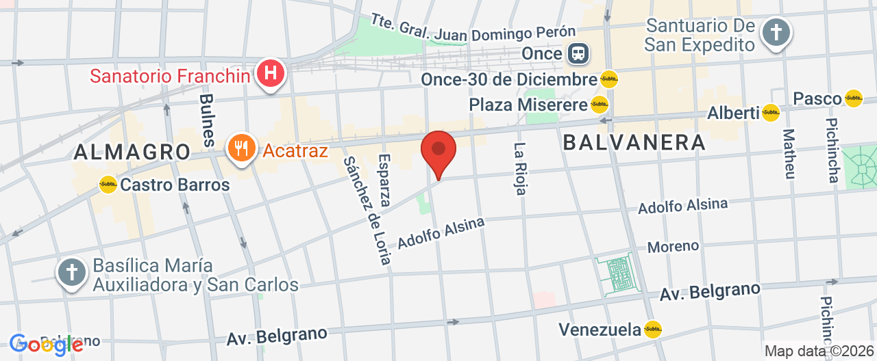 Mapa de la ubicación