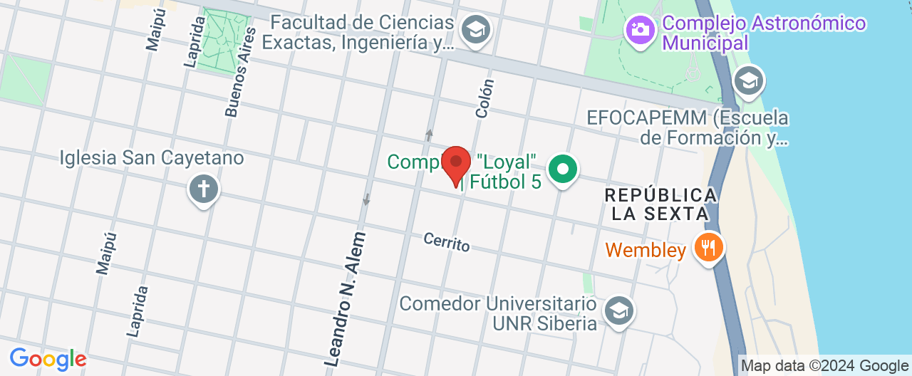 Mapa de la ubicación