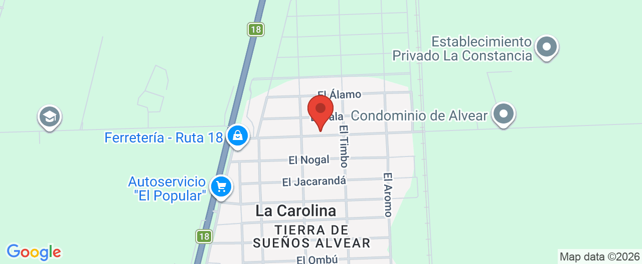 Mapa de la ubicación