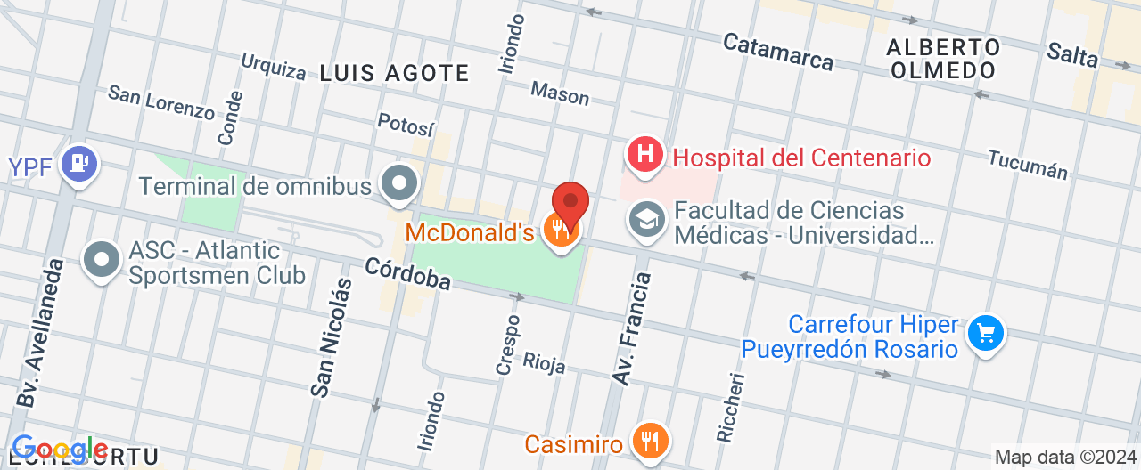 Mapa de la ubicación