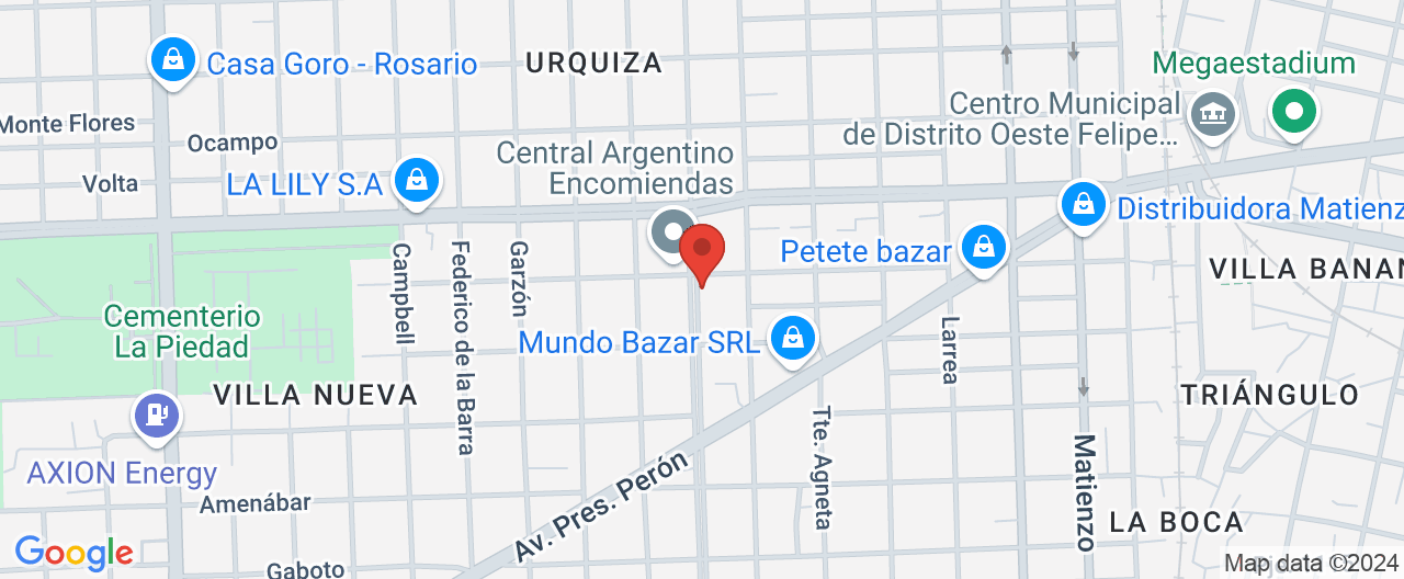 Mapa de la ubicación