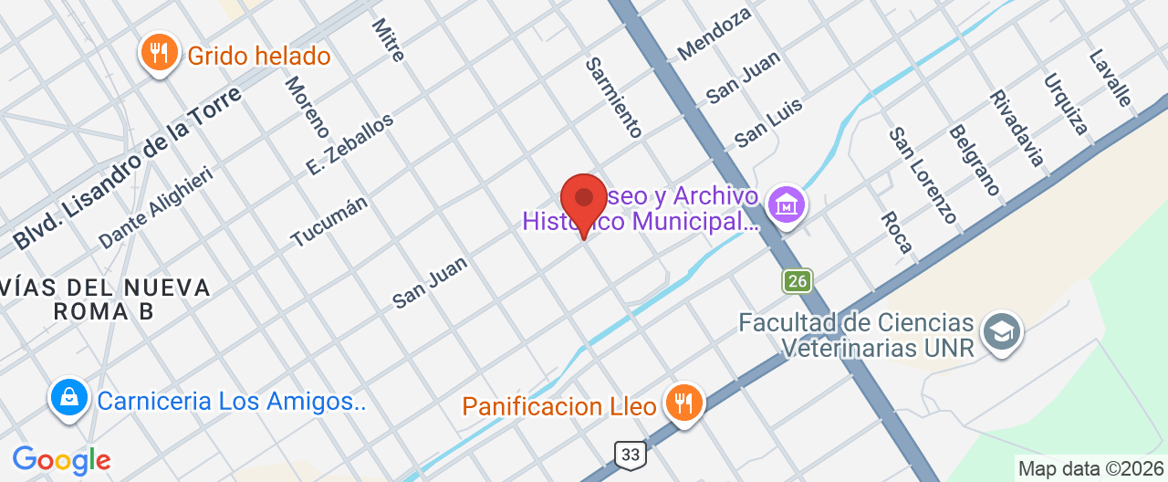 Mapa de la ubicación