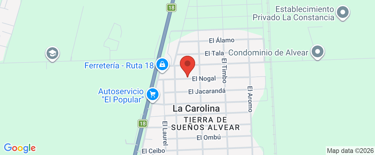 Mapa de la ubicación