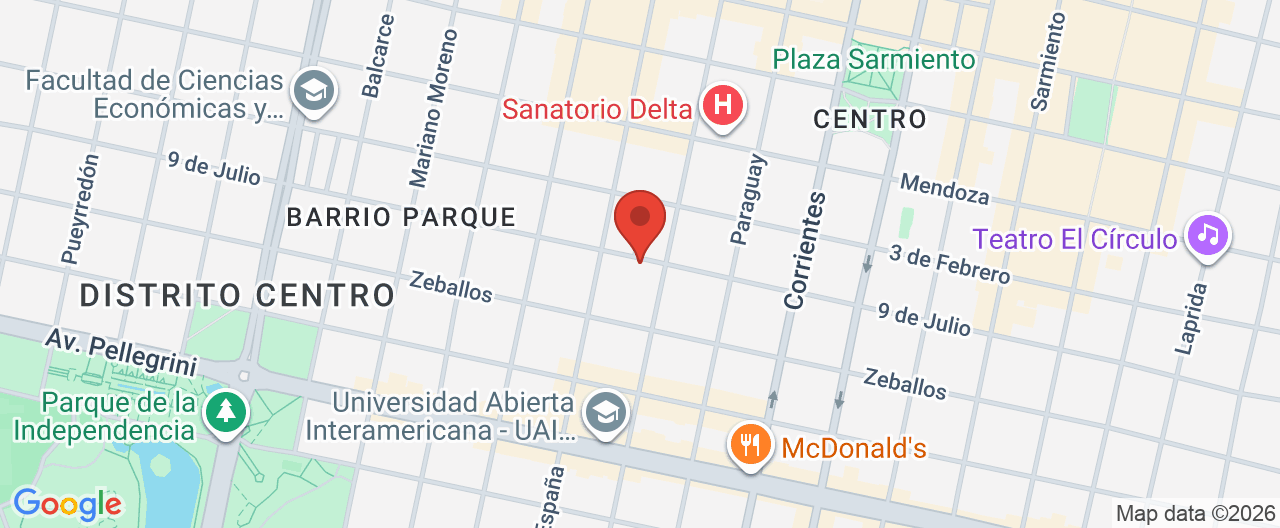 Mapa de la ubicación