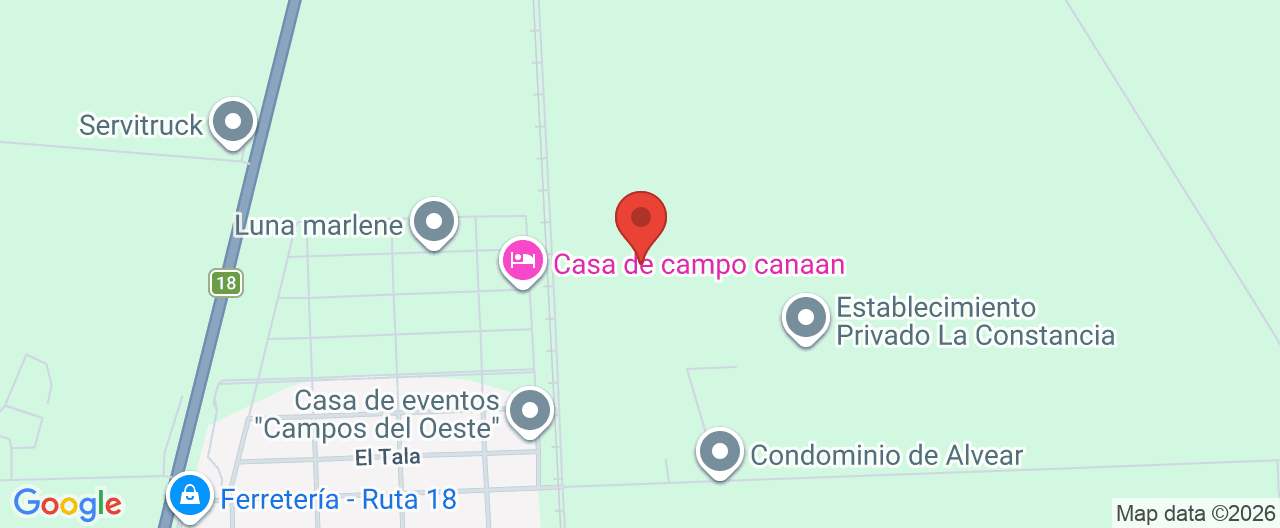 Mapa de la ubicación