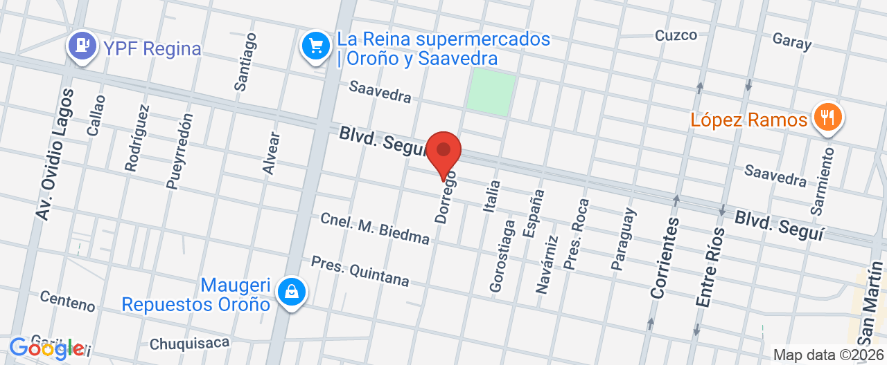 Mapa de la ubicación