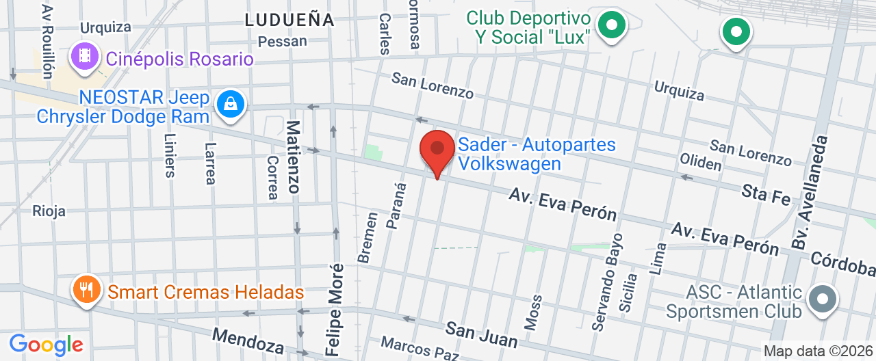 Mapa de la ubicación