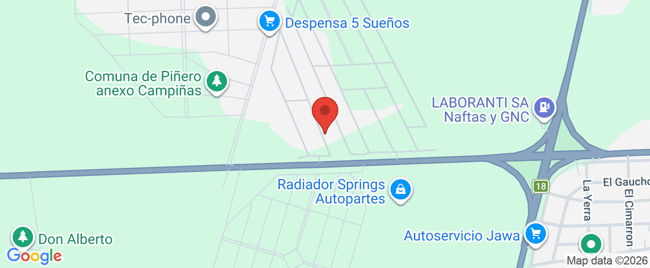 Mapa de la ubicación