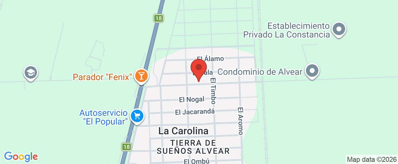 Mapa de la ubicación