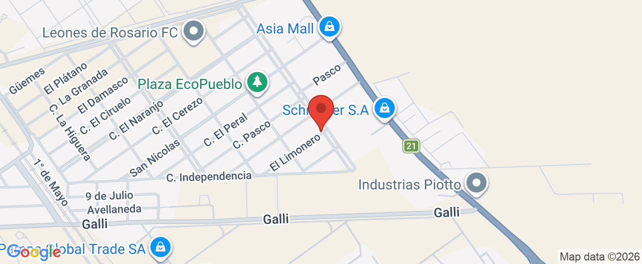 Mapa de la ubicación