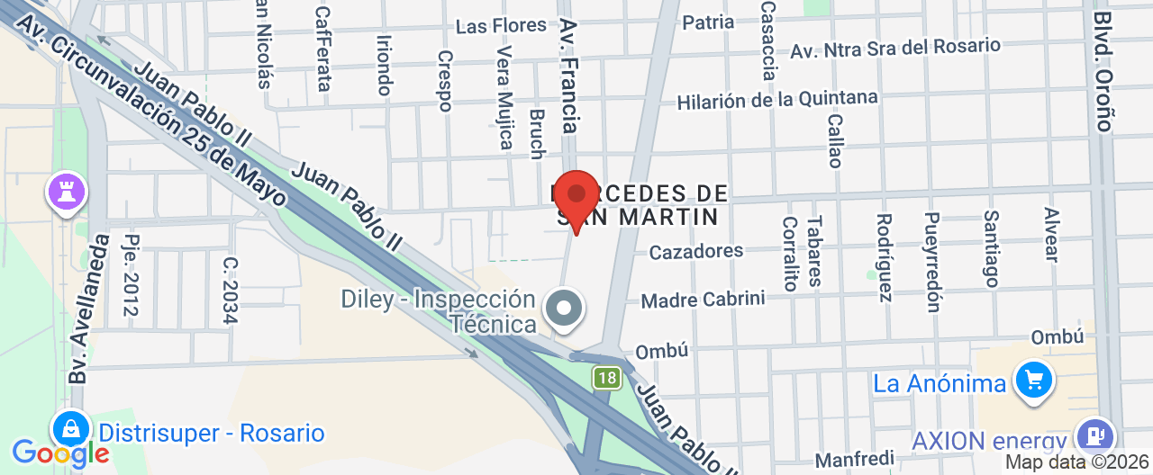 Mapa de la ubicación