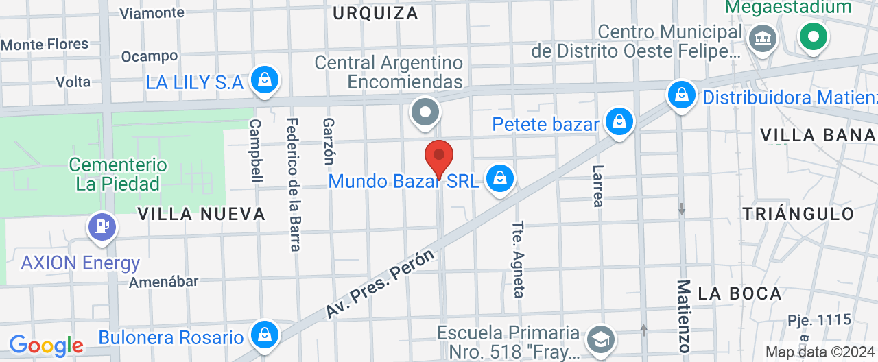 Mapa de la ubicación