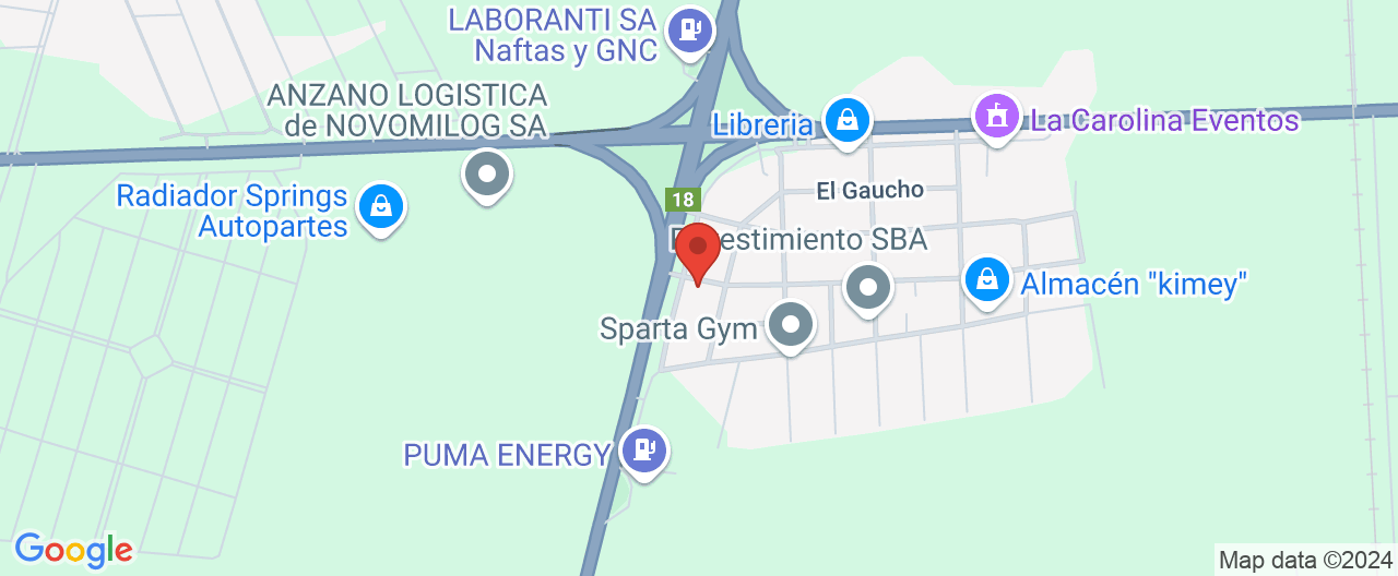 Mapa de la ubicación