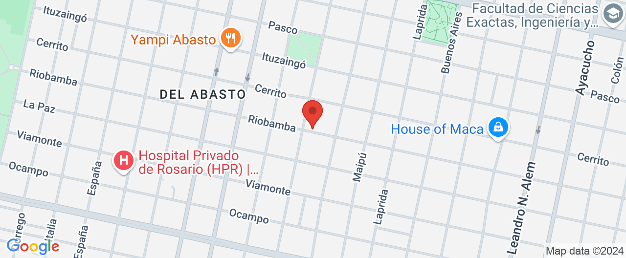 Mapa de la ubicación