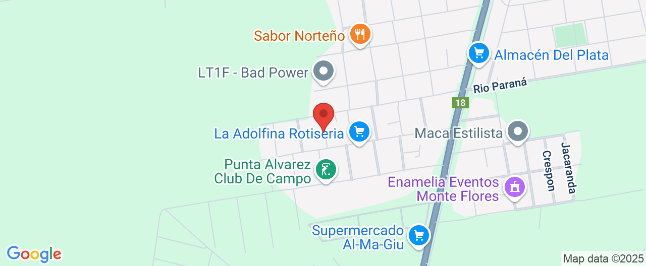 Mapa de la ubicación