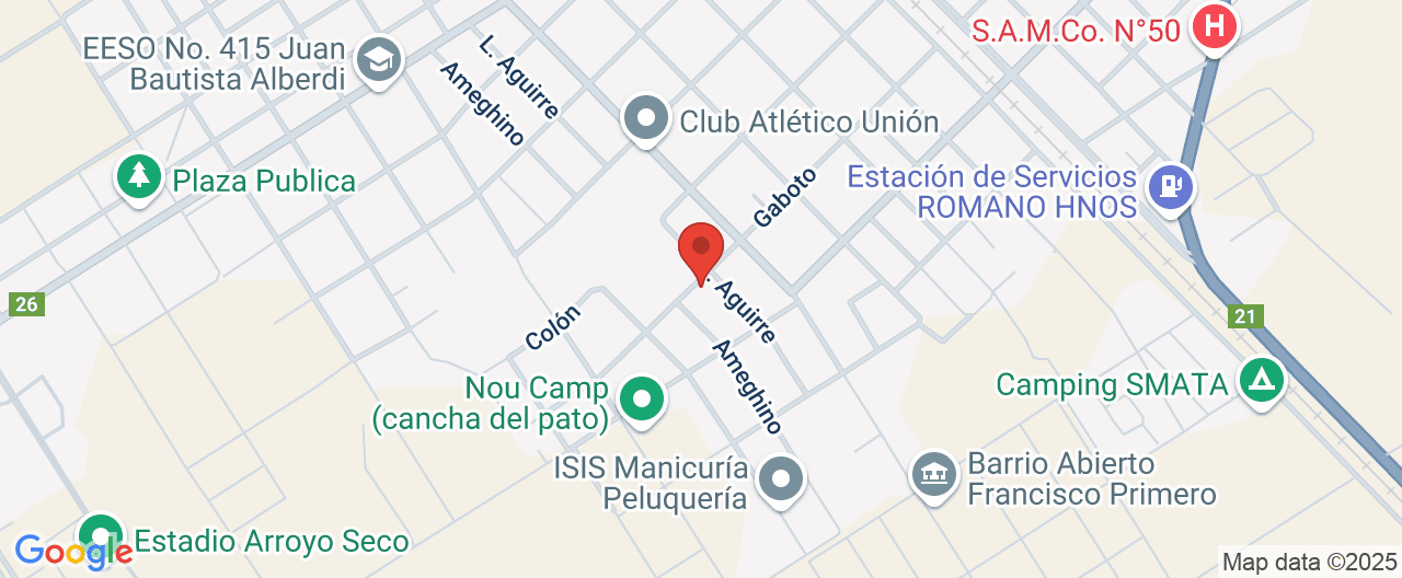 Mapa de la ubicación