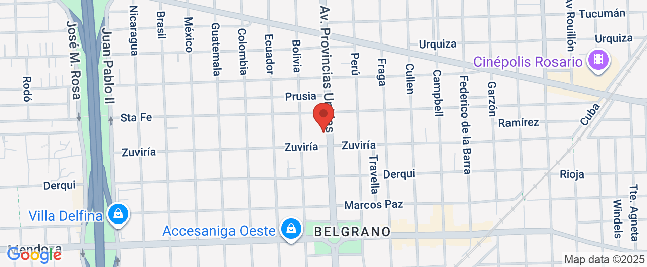Mapa de la ubicación