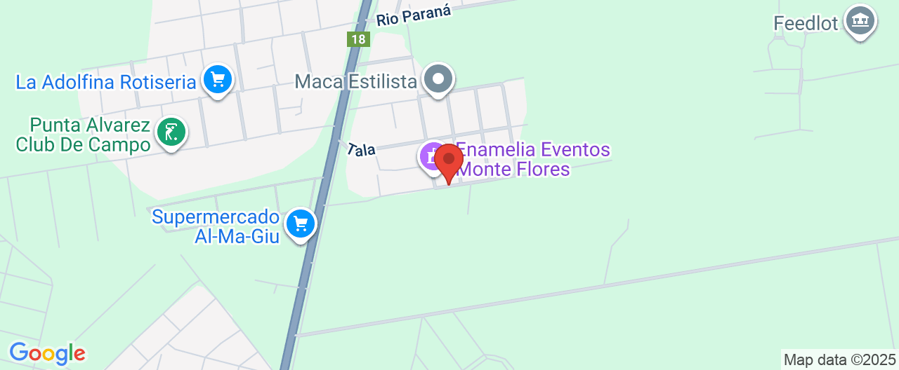 Mapa de la ubicación