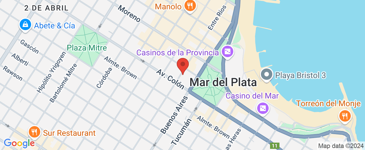Mapa de la ubicación