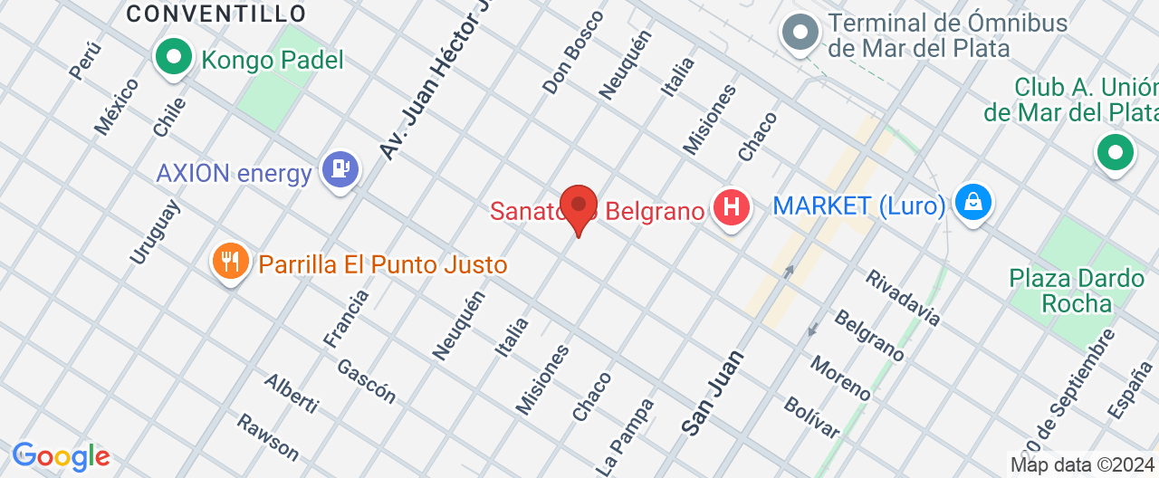 Mapa de la ubicación