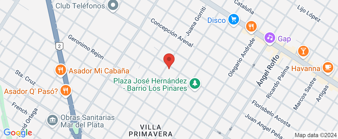 Mapa de la ubicación