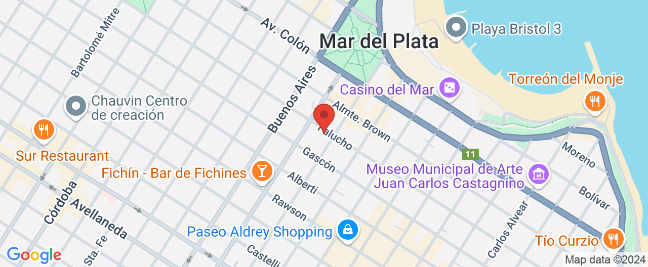 Mapa de la ubicación