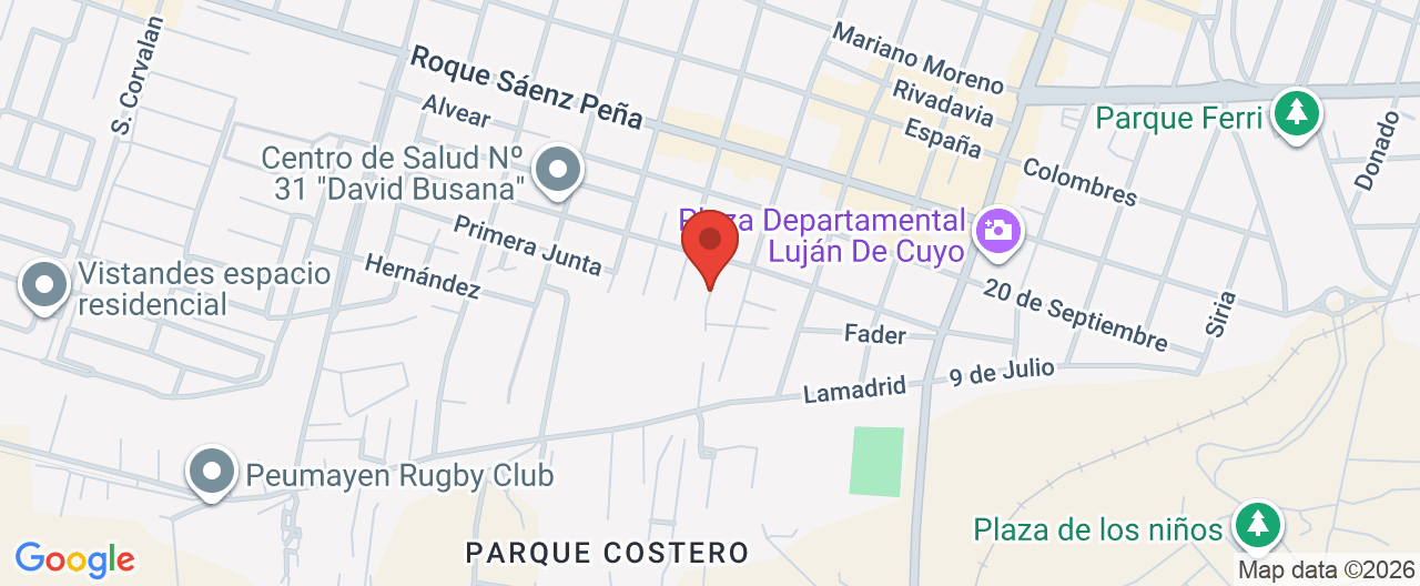 Mapa de la ubicación