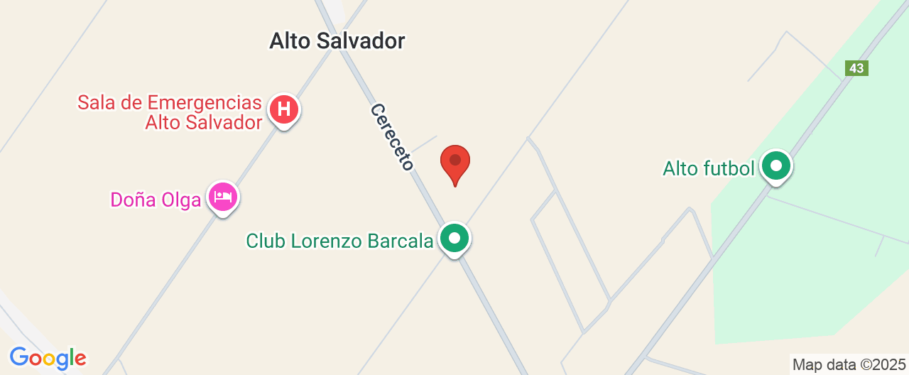 Mapa de la ubicación