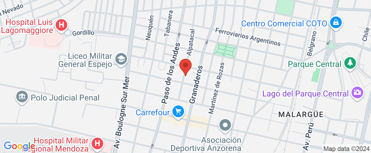 Mapa de la ubicación