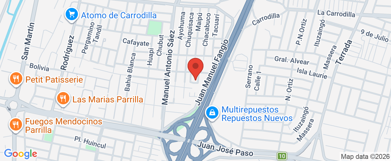Mapa de la ubicación