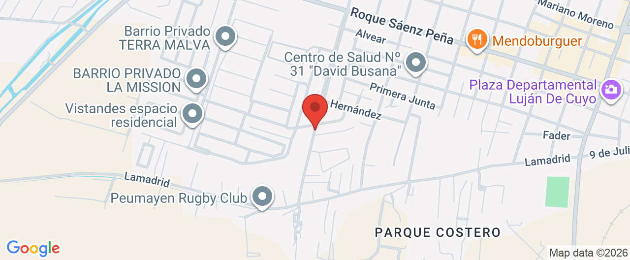 Mapa de la ubicación