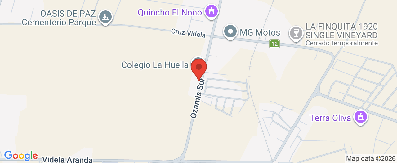 Mapa de la ubicación
