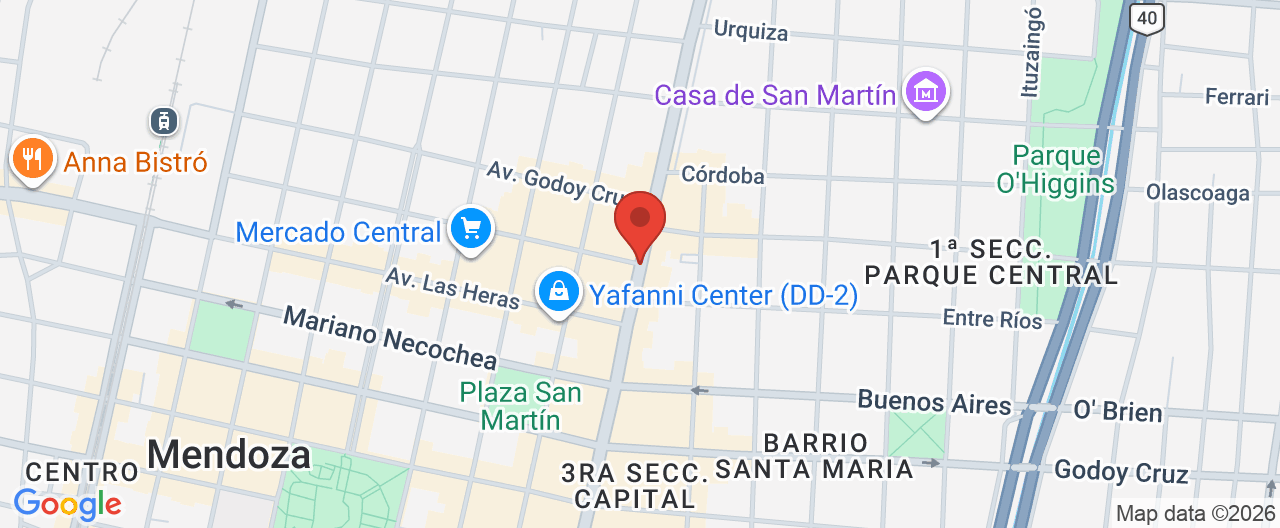 Mapa de la ubicación