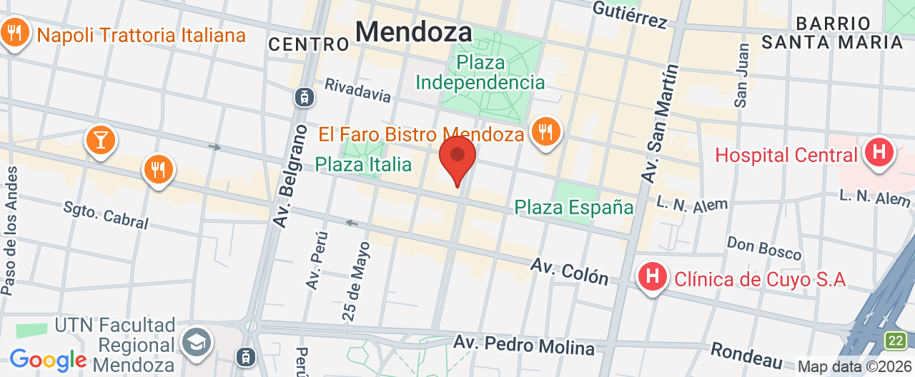 Mapa de la ubicación