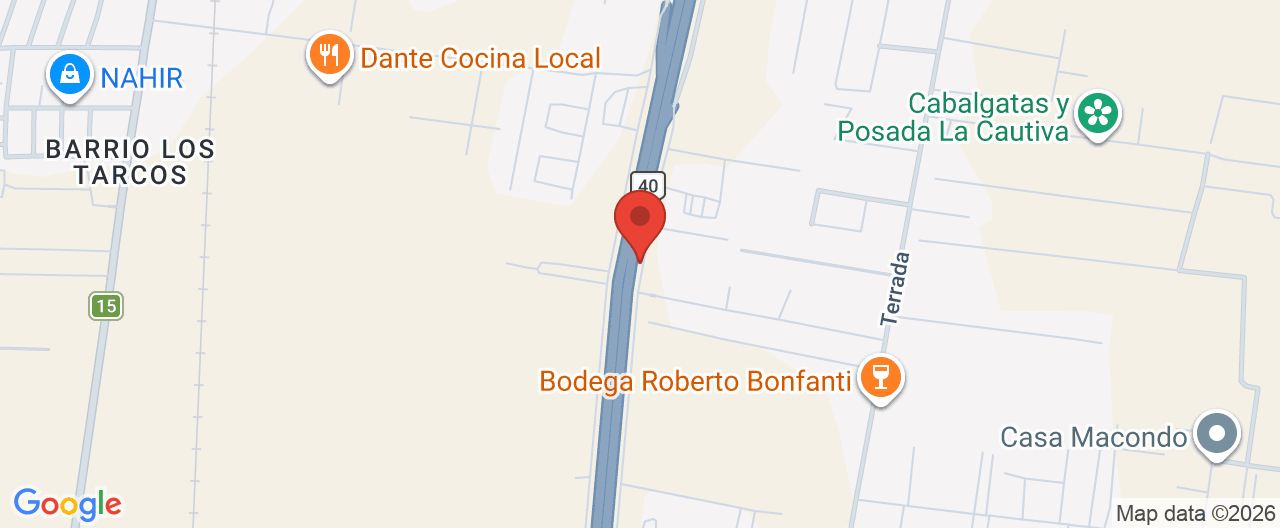 Mapa de la ubicación