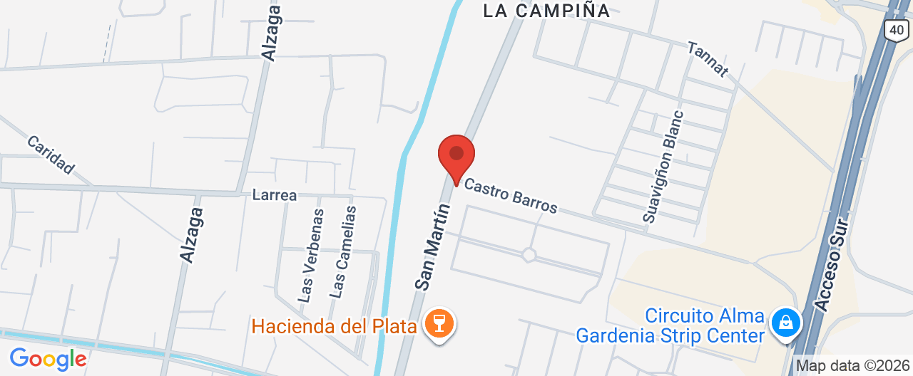 Mapa de la ubicación