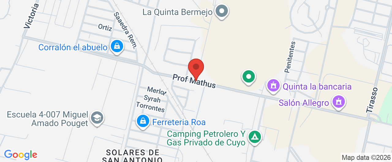 Mapa de la ubicación