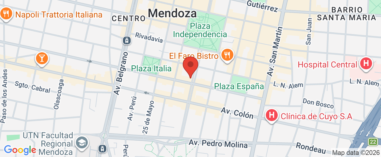 Mapa de la ubicación