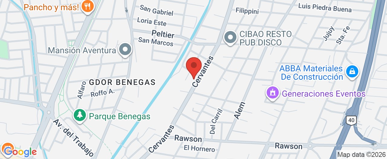 Mapa de la ubicación