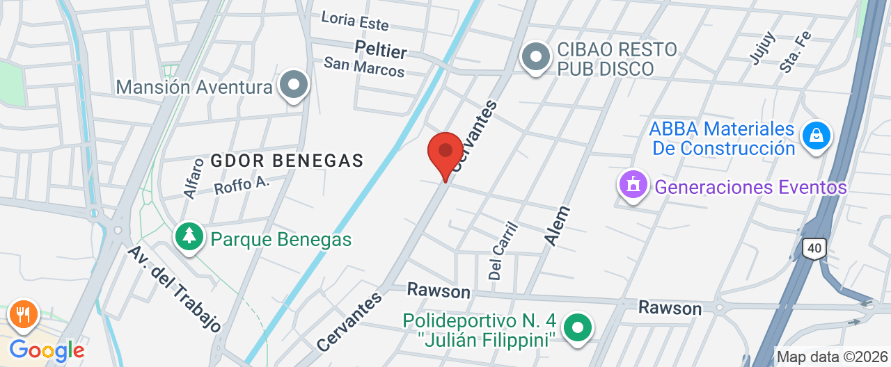 Mapa de la ubicación