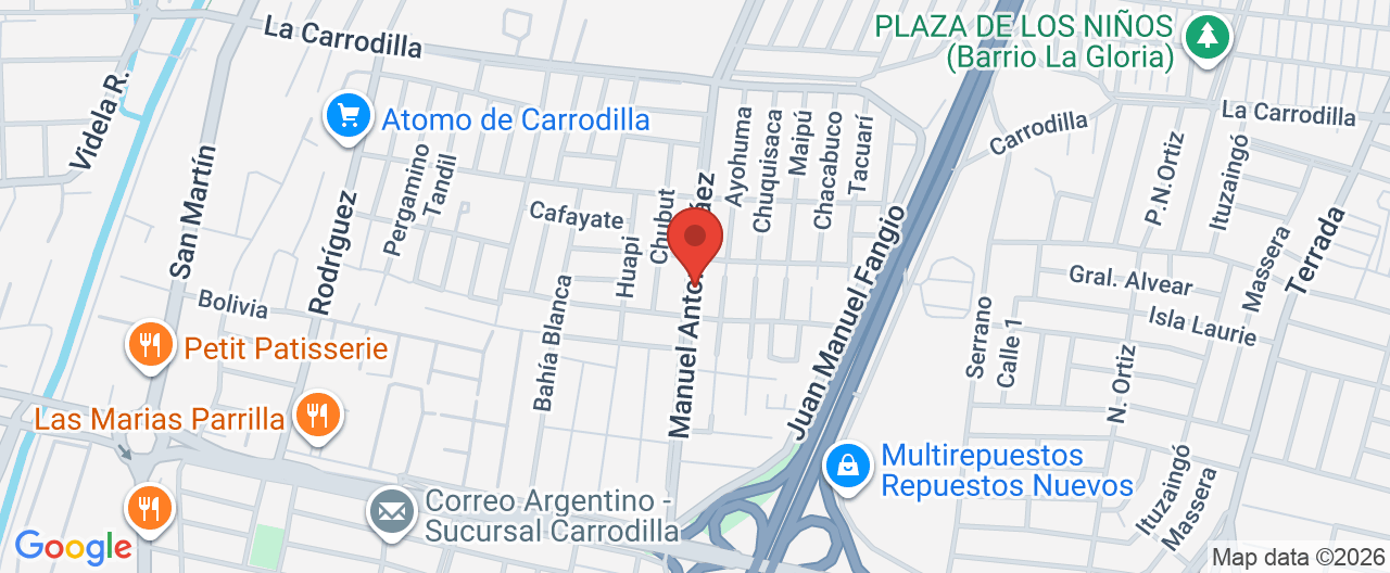 Mapa de la ubicación