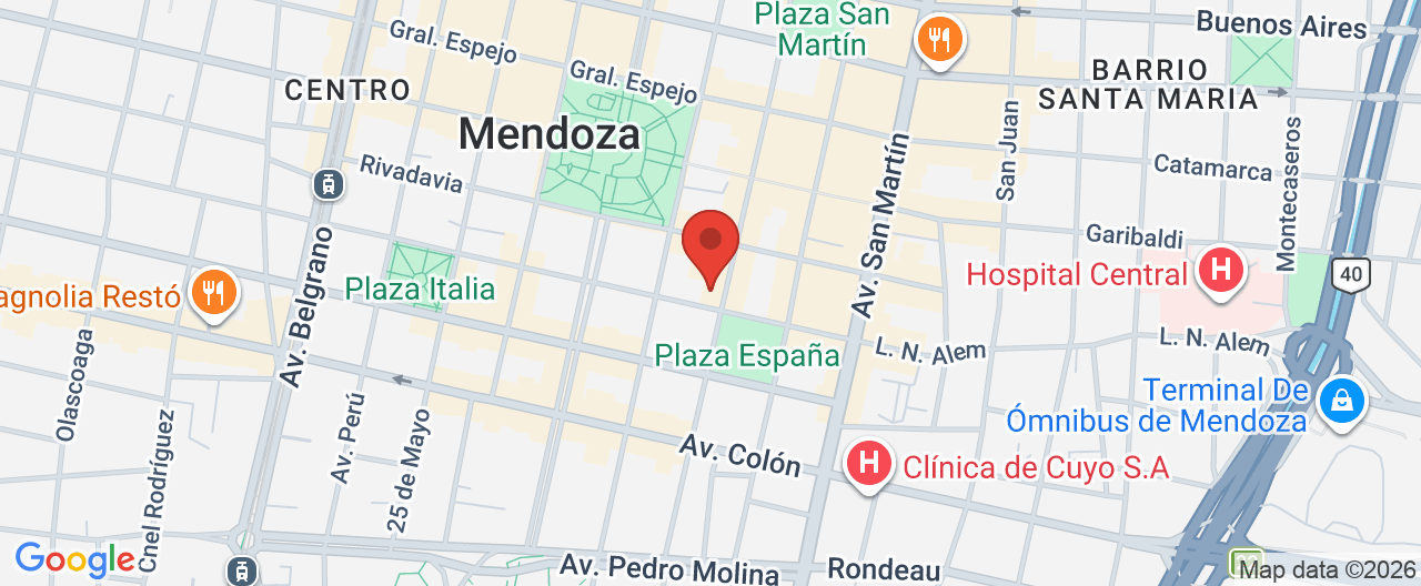 Mapa de la ubicación