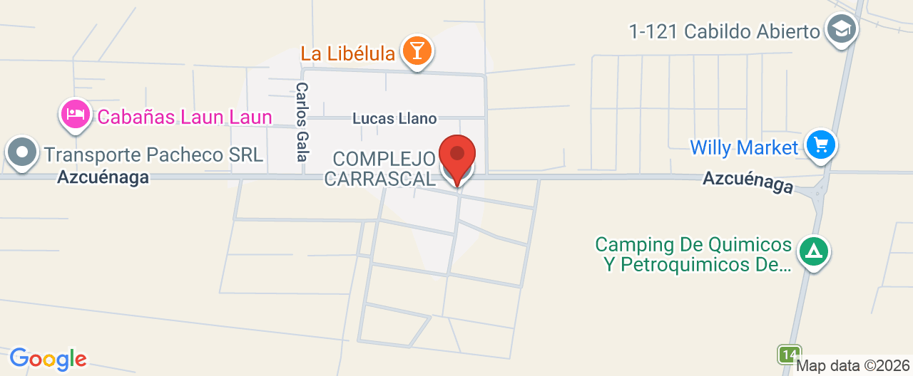 Mapa de la ubicación