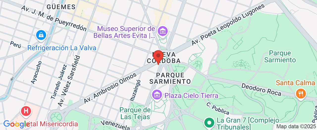 Mapa de la ubicación