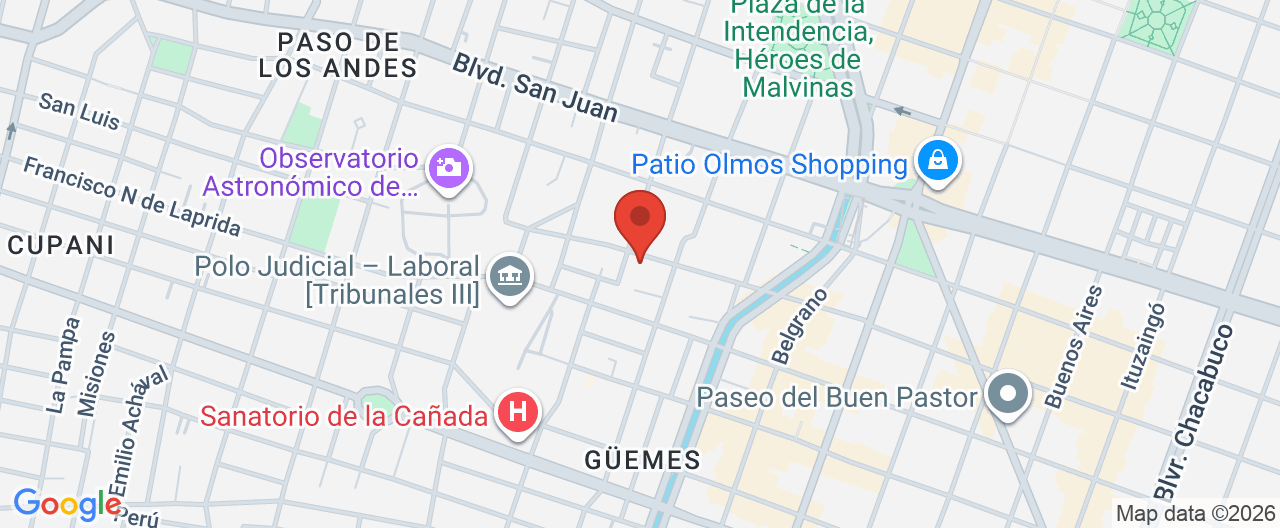 Mapa de la ubicación