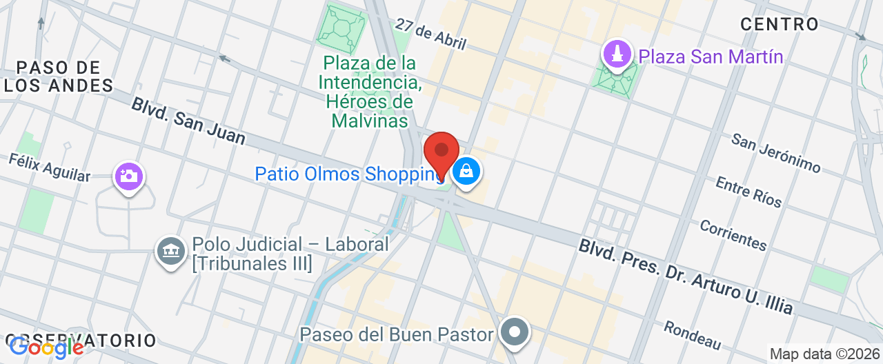 Mapa de la ubicación