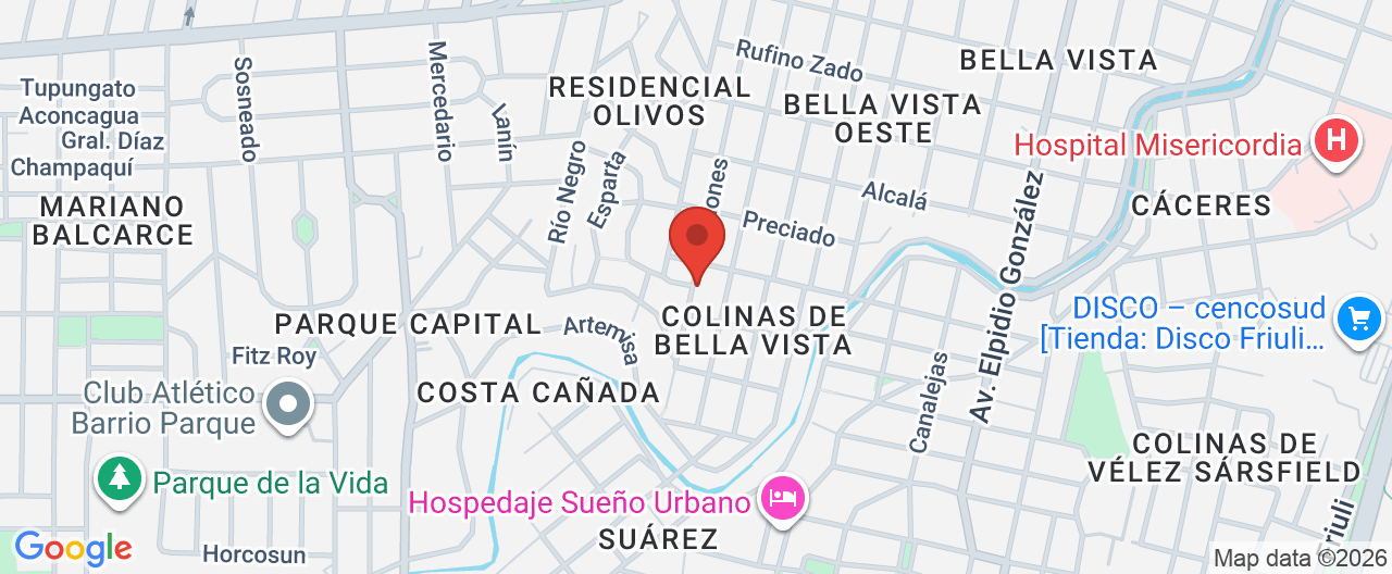 Mapa de la ubicación